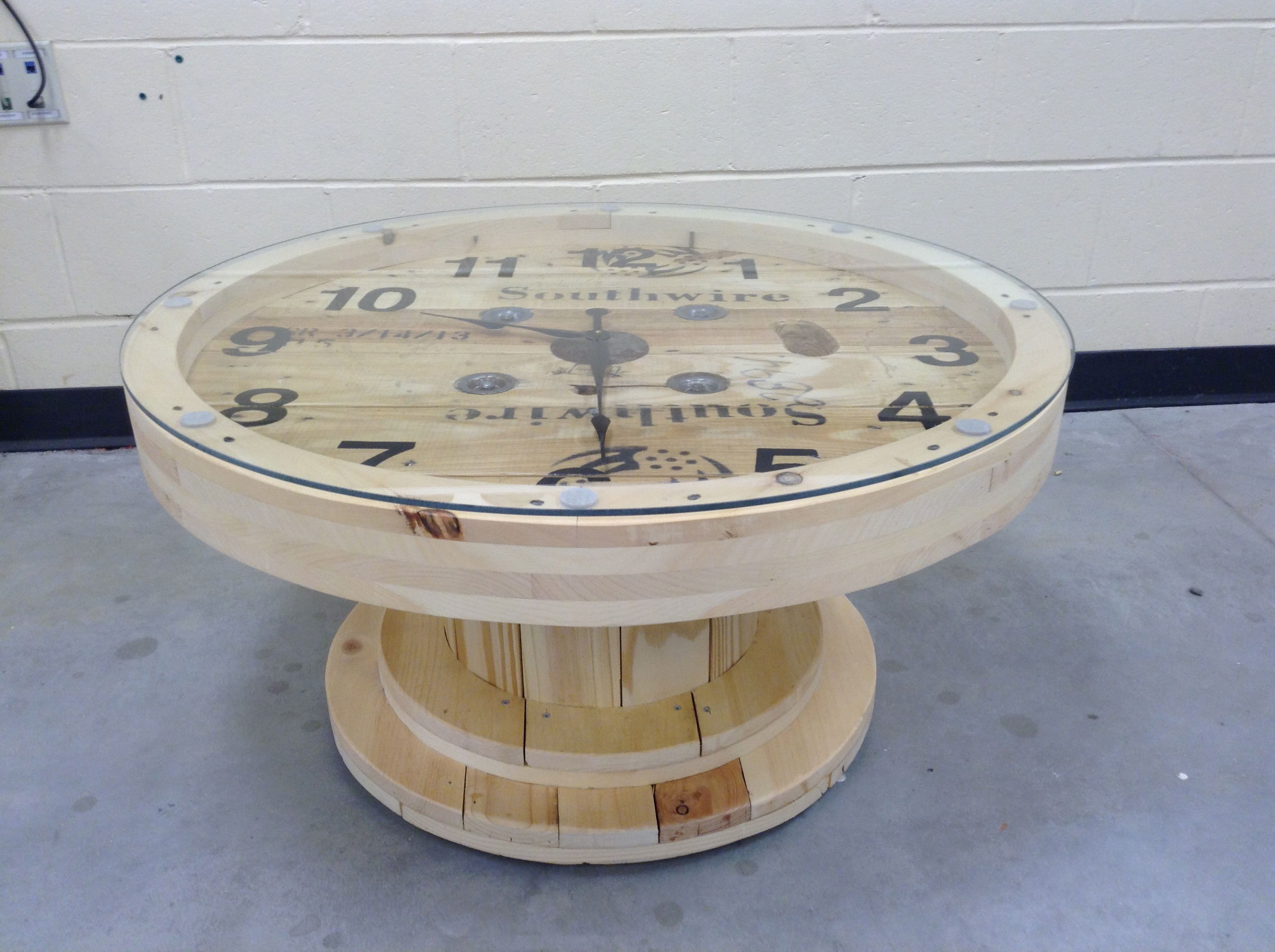 wire coil coffee-table