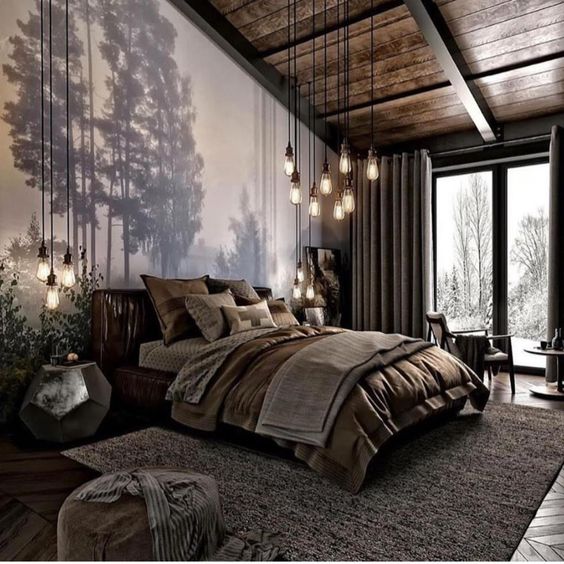 Home Interior Design - This bedroom inspired by nature