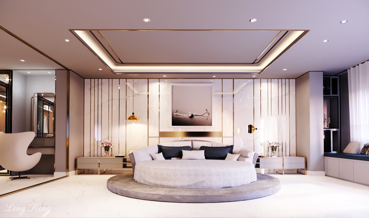 Luxury bedroom with gold and marble accents wall "width =" 1200 "height =" 710 "srcset =" https://mileray.com/wp-content/uploads/2017/08/luxury-bedroom- with-gold-and-marble-accents-wall-Leng-Keng.jpg 1200w, https://mileray.com/wp-content/uploads/2017/08/luxury-bedroom-with-gold-and-marble-accents -wall-Leng-Keng-300x178.jpg 300w, https://mileray.com/wp-content/uploads/2017/08/luxury-bedroom-with-gold-and-marble-accents-wall-Leng-Keng- 768x454.jpg 768w, https://mileray.com/wp-content/uploads/2017/08/luxury-bedroom-with-gold-and-marble-accents-wall-Leng-Keng-1024x606.jpg 1024w, https: //mileray.com/wp-content/uploads/2017/08/luxury-bedroom-with-gold-and-marble-accents-wall-Leng-Keng-696x412.jpg 696w, https://mileray.com/wp -content / uploads / 2017/08 / Luxury-bedroom-with-gold-and-marble-accents-wall-Leng-Keng-1068x632.jpg 1068w, https://mileray.com/wp-content/uploads/2017/ 08 / Luxury-bedroom-with-gold-and-marble-accents-wall-Leng-Keng-710x420.jpg 710w "sizes =" (maxima le width: 1200px) 100vw, 1200px