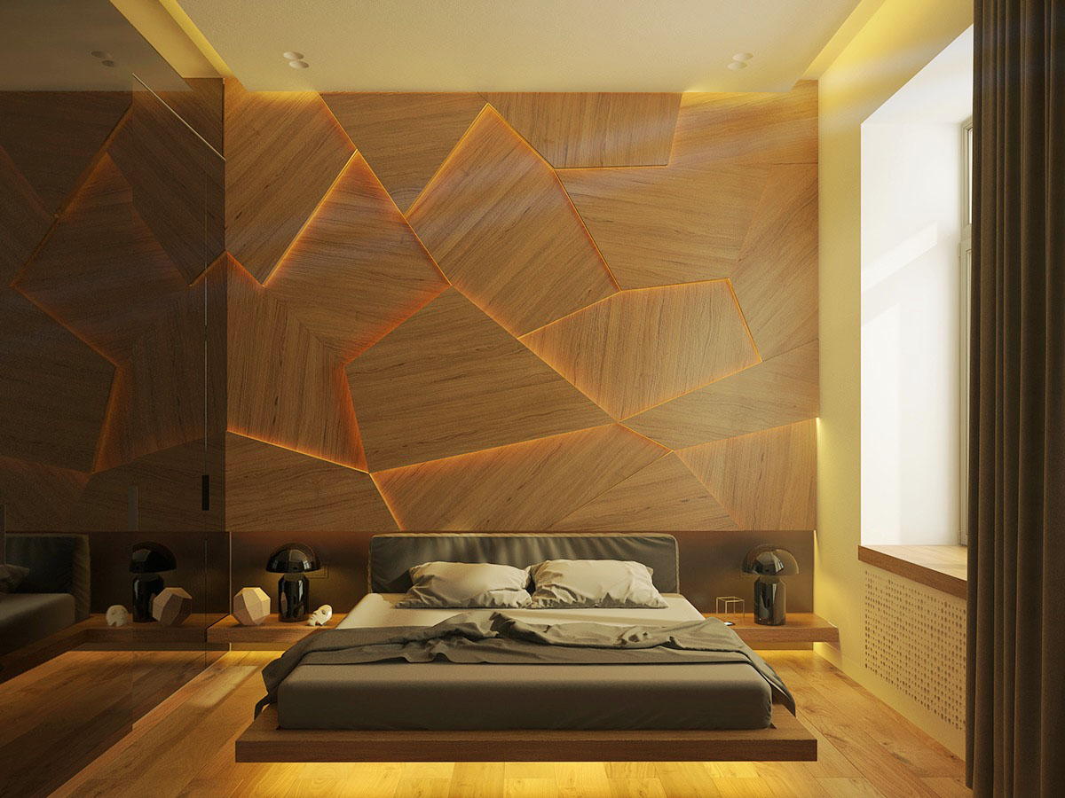 unique wall bedroom "width =" 1200 "height =" 900