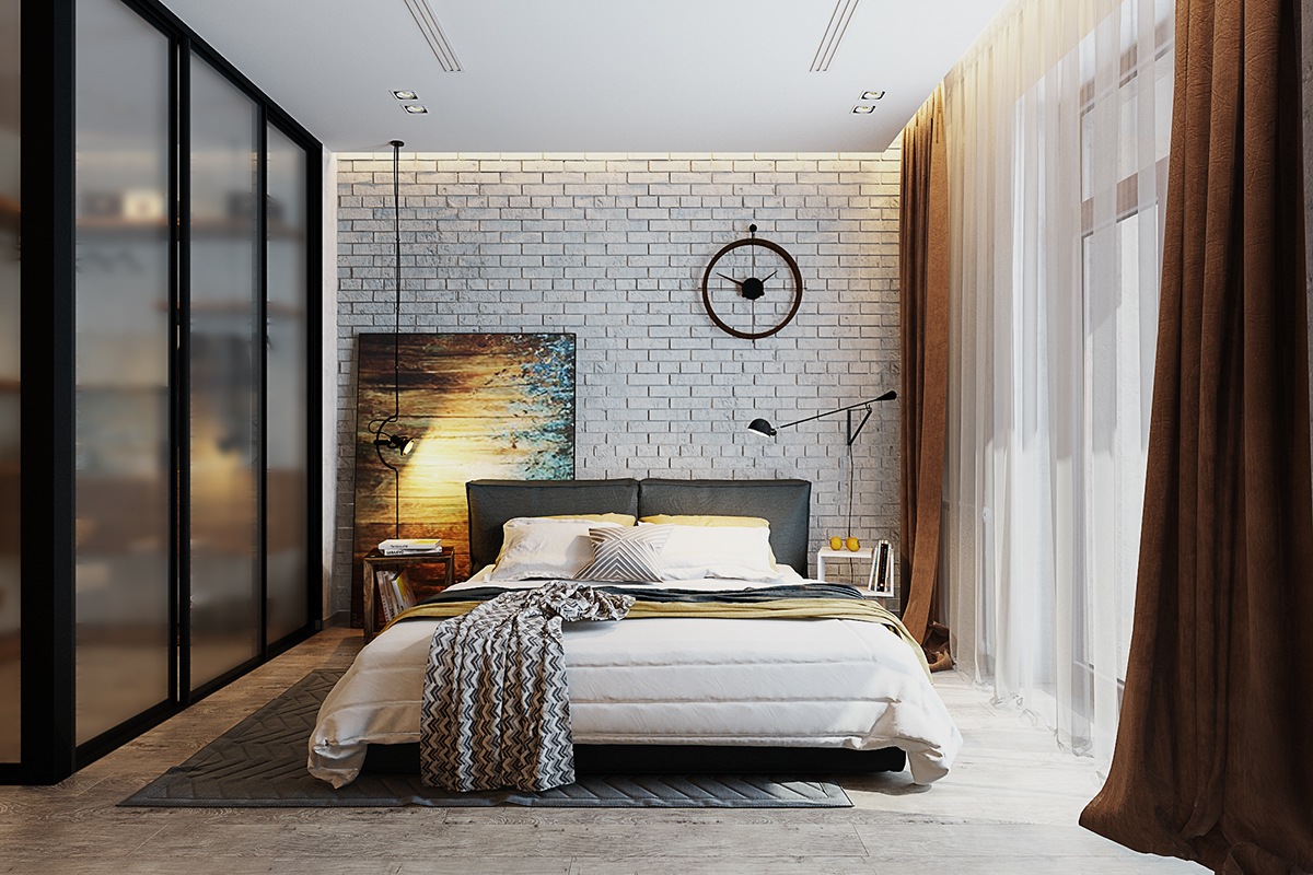 Contemporary bedroom made of glass and exposed brick "width =" 1200 "height =" 800 "srcset =" https://mileray.com/wp-content/uploads/2017/03/contemporary-glass-and-exposed -brick-bedroom -Elena-Zhulikova.jpg 1200w, https://mileray.com/wp-content/uploads/2017/03/contemporary-glass-and-exposed-brick-bedroom-Elena-Zhulikova-300x200.jpg 300w, https: / /mileray.com/wp-content/uploads/2017/03/contemporary-glass-and-exposed-brick-bedroom-Elena-Zhulikova-768x512.jpg 768w, https://mileray.com/wp- content / uploads / 2017/03 / contemporary-glass-and-unplastered-brick-bedroom-Elena-Zhulikova-1024x683.jpg 1024w, https://mileray.com/wp-content/uploads/2017/03/contemporary-glass -and-exposed -Brick-bedroom-Elena-Zhulikova-696x464.jpg 696w, https://mileray.com/wp-content/uploads/2017/03/contemporary-glass-and-exposed-brick-bedroom-Elena- Zhulikova-1068x712. jpg 1068w, https://mileray.com/wp-content/uploads/2017/03/contemporary-glass-and-exposed-brick-bedroom-Elena-Zh ulikova-630x420.jpg 630w "sizes =" (maximum width: 1200px) 100vw, 1200px