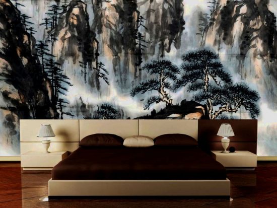 Bedroom with an artwork wall "width =" 585 "height =" 439 "srcset =" https://mileray.com/wp-content/uploads/2020/05/1588507848_147_Japanese-Bedroom-Designs-With-Showing-Modern-and-Minimalist-Outlook-Inside.jpg 550w, https : //mileray.com/wp-content/uploads/2017/06/bedroom-with-an-artwork-wall-300x225.jpg 300w, https://mileray.com/wp-content/uploads/2017/06 / bedroom-with-an-artwork-wall-80x60.jpg 80w, https://mileray.com/wp-content/uploads/2017/06/bedroom-with-an-artwork-wall-265x198.jpg 265w "Sizes = "(maximum width: 585px) 100vw, 585px