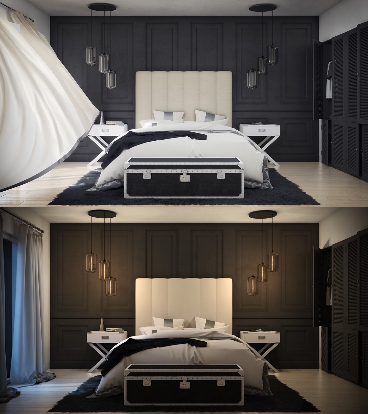 Luxury dark color bedroom design "width =" 1240 "height =" 1394 "srcset =" https://mileray.com/wp-content/uploads/2020/05/1588508328_473_Introducing-Gorgeous-Bedroom-Decorating-Ideas-Completed-With-Perfect-Organizing-Which.jpg 1240w, https: // myfashionos. com / wp-content / uploads / 2016/08 / CG-Wisdom-267x300.jpg 267w, https://mileray.com/wp-content/uploads/2016/08/CG-Wisdom-768x863.jpg 768w, https: //mileray.com/wp-content/uploads/2016/08/CG-Wisdom-911x1024.jpg 911w, https://mileray.com/wp-content/uploads/2016/08/CG-Wisdom-696x782.jpg 696w, https://mileray.com/wp-content/uploads/2016/08/CG-Wisdom-1068x1201.jpg 1068w, https://mileray.com/wp-content/uploads/2016/08/CG-Wisdom -374x420.jpg 374w "sizes =" (maximum width: 1240px) 100vw, 1240px