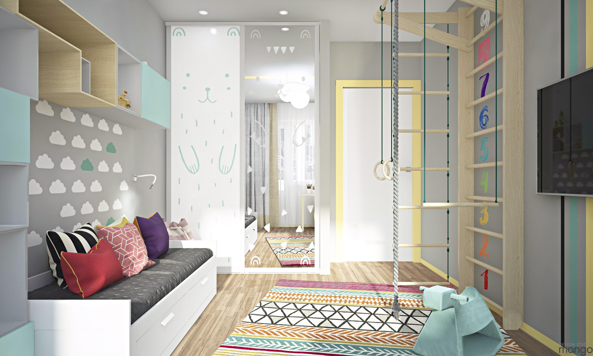playful children's room design "width =" 2000 "height =" 1200 "srcset =" https://mileray.com/wp-content/uploads/2020/05/1588508734_796_Variety-of-Kids-Room-Decorating-Ideas-Which-Apply-With-a.jpg 2000w, https: // myfashionos .com / wp-content / uploads / 2016/11 / Design-Studio-Mango6-5-300x180.jpg 300w, https://mileray.com/wp-content/uploads/2016/11/Design-Studio- Mango6- 5-768x461.jpg 768w, https://mileray.com/wp-content/uploads/2016/11/Design-Studio-Mango6-5-1024x614.jpg 1024w, https://mileray.com/wp- content / uploads / 2016/11 / Design-Studio-Mango6-5-696x418.jpg 696w, https://mileray.com/wp-content/uploads/2016/11/Design-Studio-Mango6-5-1068x641.jpg 1068w, https://mileray.com/wp-content/uploads/2016/11/Design-Studio-Mango6-5-700x420.jpg 700w "sizes =" (maximum width: 2000px) 100vw, 2000px