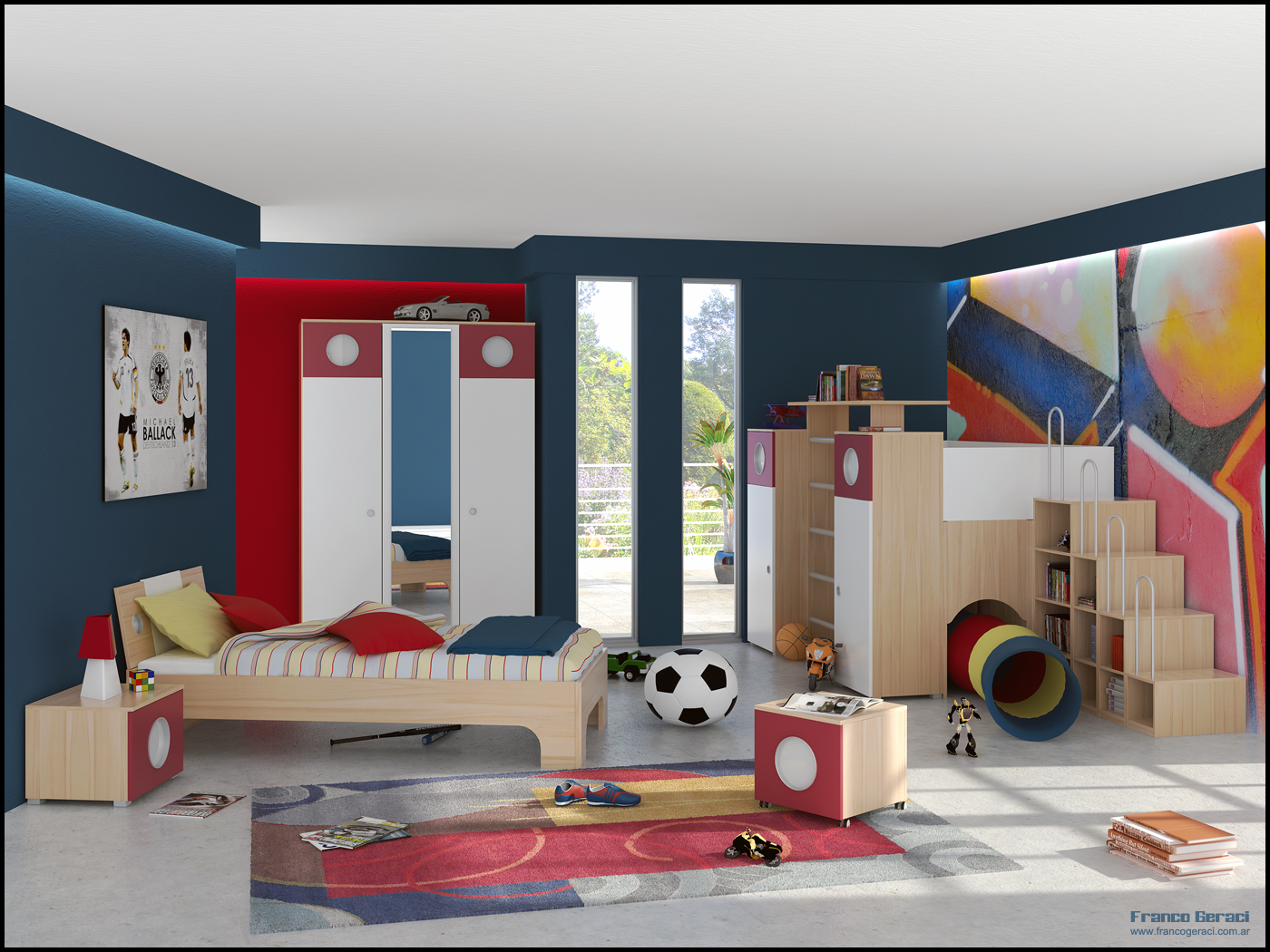adorable boys bedroom "width =" 1400 "height =" 1050 "srcset =" https://mileray.com/wp-content/uploads/2020/05/1588508757_804_Adorable-Kids-Room-Designs-Which-Present-a-Modern-and-Trendy.jpg 1400w, https://mileray.com/ wp-content / uploads / 2016/11 / Franco-Geraci-300x225.jpg 300w, https://mileray.com/wp-content/uploads/2016/11/Franco-Geraci-768x576.jpg 768w, https: // mileray.com/wp-content/uploads/2016/11/Franco-Geraci-1024x768.jpg 1024w, https://mileray.com/wp-content/uploads/2016/11/Franco-Geraci-80x60.jpg 80w, https://mileray.com/wp-content/uploads/2016/11/Franco-Geraci-265x198.jpg 265w, https://mileray.com/wp-content/uploads/2016/11/Franco-Geraci-696x522 .jpg 696w, https://mileray.com/wp-content/uploads/2016/11/Franco-Geraci-1068x801.jpg 1068w, https://mileray.com/wp-content/uploads/2016/11/Franco -Geraci-560x420.jpg 560w "sizes =" (maximum width: 1400px) 100vw, 1400px