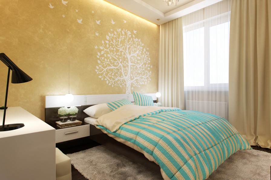 simple mural decor "width =" 896 "height =" 597 "srcset =" https://mileray.com/wp-content/uploads/2020/05/1588509382_428_Tips-How-To-Arrange-Small-Bedroom-Designs-Using-Contemporary-and.jpg 896w, https://mileray.com / wp -content / uploads / 2016/09 / Artem-Lazarev5-300x200.jpg 300w, https://mileray.com/wp-content/uploads/2016/09/Artem-Lazarev5-768x512.jpg 768w, https: / / myfashionos .com / wp-content / uploads / 2016/09 / Artem-Lazarev5-696x464.jpg 696w, https://mileray.com/wp-content/uploads/2016/09/Artem-Lazarev5-630x420.jpg 630w "sizes = "(maximum width: 896px) 100vw, 896px