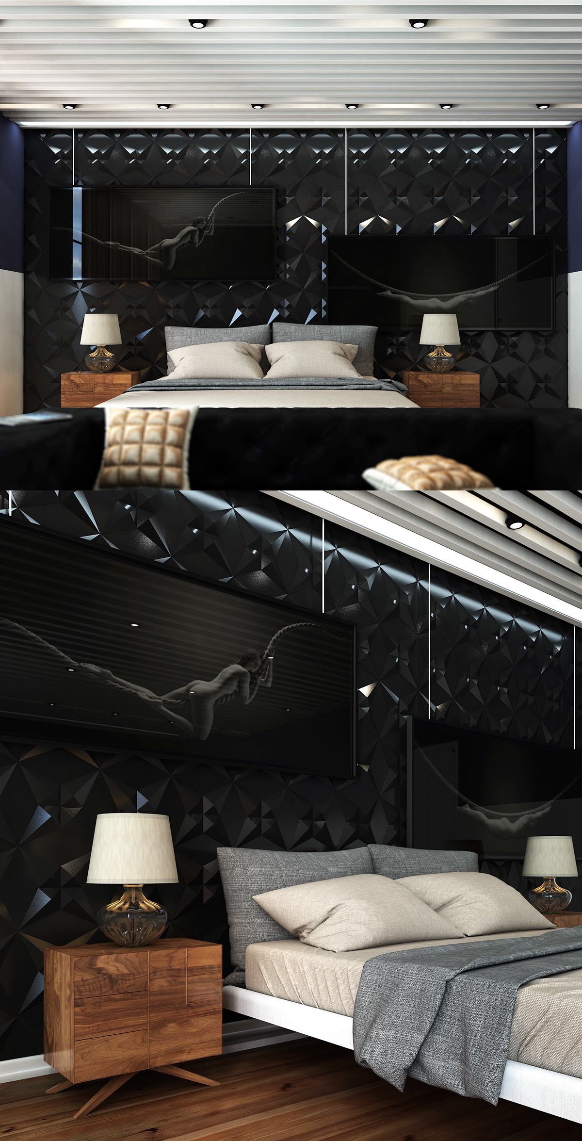 Decoration ideas for dark bedrooms "width =" 1200 "height =" 2352 "srcset =" https://mileray.com/wp-content/uploads/2020/05/1588511003_547_15-Awesome-Wall-Texture-For-Your-Bedroom-Decorating-Ideas.jpg 1200w, https://mileray.com /wp-content/uploads/2016/06/Nurlan-Sultanli-153x300.jpg 153w, https://mileray.com/wp-content/uploads/2016/06/Nurlan-Sultanli-768x1505.jpg 768w, https: / /mileray.com/wp-content/uploads/2016/06/Nurlan-Sultanli-522x1024.jpg 522w, https://mileray.com/wp-content/uploads/2016/06/Nurlan-Sultanli-696x1364.jpg 696w , https://mileray.com/wp-content/uploads/2016/06/Nurlan-Sultanli-1068x2093.jpg 1068w, https://mileray.com/wp-content/uploads/2016/06/Nurlan-Sultanli- 214x420.jpg 214w "sizes =" (maximum width: 1200px) 100vw, 1200px