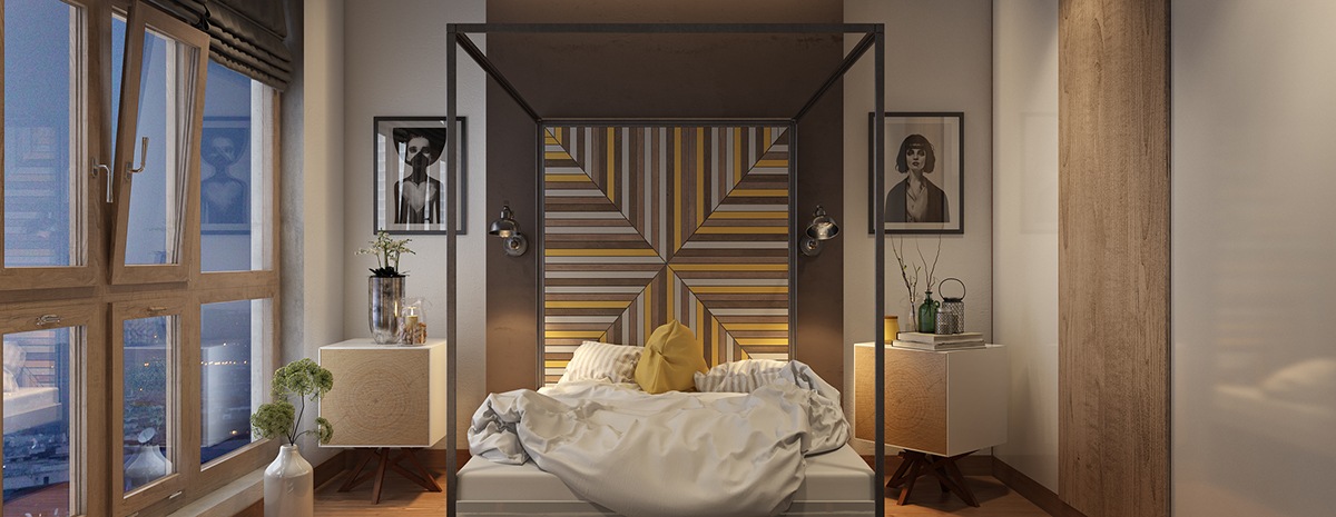 Unique ideas for bedroom interiors