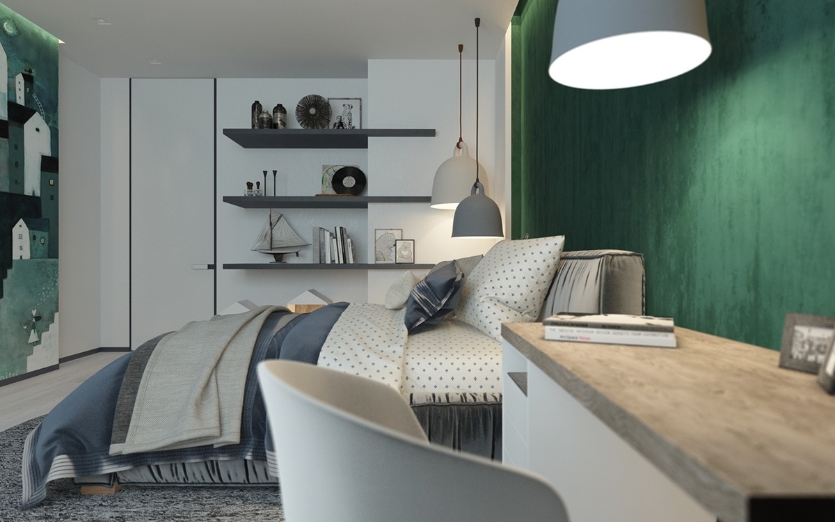 Green bedroom decorating ideas for teenagers "width =" 1200 "height =" 750 "srcset =" https://mileray.com/wp-content/uploads/2020/05/1588511102_52_Green-Bedroom-Decorating-Ideas-For-Teenager-Bring-Out-a-Cheerful.jpg 1200w, https: //mileray.com/wp-content/uploads/2016/05/fun-kids-shelving-ideas-300x188.jpg 300w, https://mileray.com/wp-content/uploads/2016/05/fun- children's shelves -Ideen-768x480.jpg 768w, https://mileray.com/wp-content/uploads/2016/05/fun-kids-shelving-ideas-1024x640.jpg 1024w, https://mileray.com/ wp-content / uploads / 2016/05 / fun-kids-shelving-ideas-696x435.jpg 696w, https://mileray.com/wp-content/uploads/2016/05/fun-kids-shelving-ideas-1068x668 .jpg 1068w , https://mileray.com/wp-content/uploads/2016/05/fun-kids-shelving-ideas-672x420.jpg 672w "Sizes =" (maximum width: 1200px) 100vw, 1200px