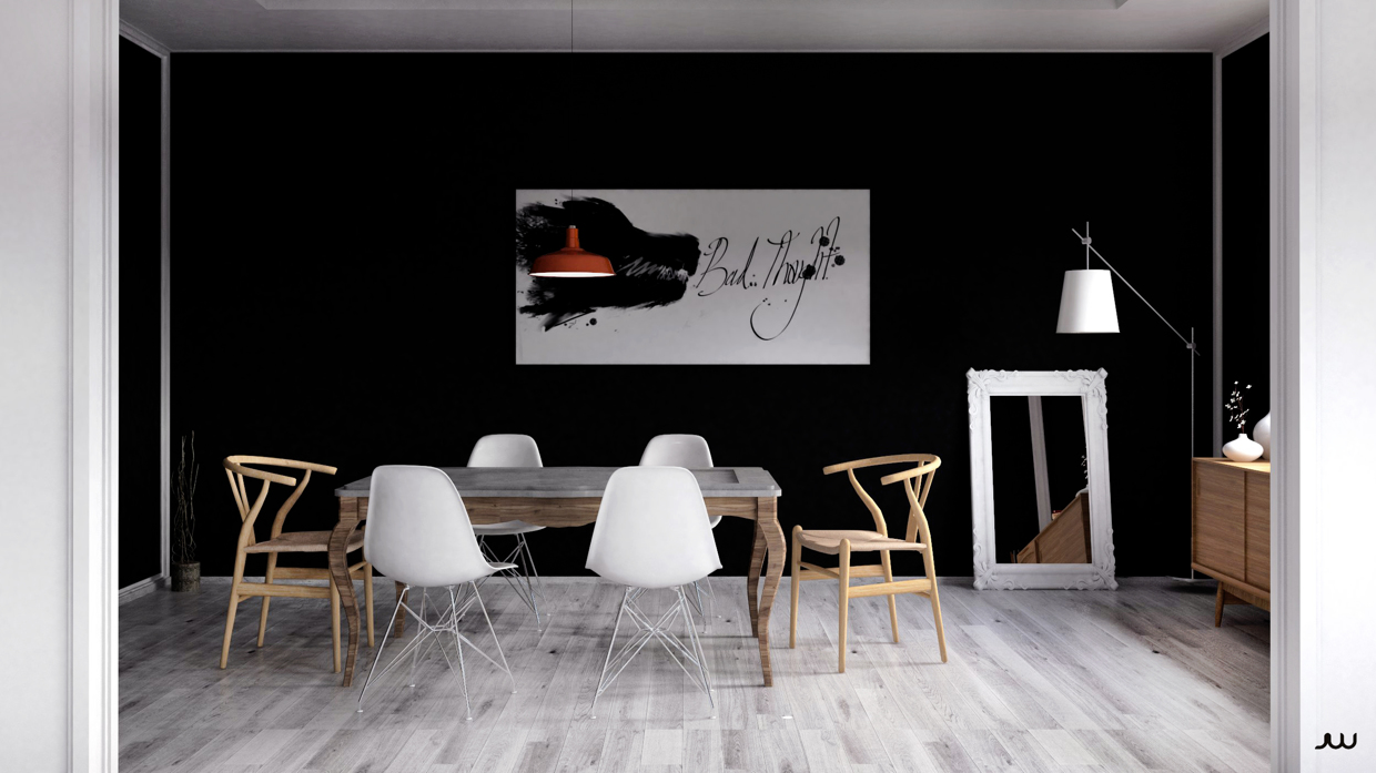 abstract-artworks-black-wall-monochrome-dining area "width =" 1240 "height =" 697 "srcset =" https://mileray.com/wp-content/uploads/2017/04/abstract-artwork-black -wall -monochrome-dining-area-Javier-Wainstein.jpg 1240w, https://mileray.com/wp-content/uploads/2017/04/abstract-artwork-black-wall-monochrome-eating-area-Javier- Wainstein-300x169. jpg 300w, https://mileray.com/wp-content/uploads/2017/04/abstract-artwork-black-wall-monochrome-eating-area-Javier-Wainstein-768x432.jpg 768w, https: // myfashionos. com / wp-content / uploads / 2017/04 / abstract-artwork-black-wall-monochrome-eating-area-Javier-Wainstein-1024x576.jpg 1024w, https://mileray.com/wp-content / uploads / 2017 /04/abstract-artwork-black-wall-monochrome-eating-area-Javier-Wainstein-696x391.jpg 696w, https://mileray.com/wp-content/uploads/2017/04/abstract- artwork-black- Wall-monochrome-dining-area-Javier-Wainstein-1068x600.jpg 1068w, https://mileray.com/wp-content/uploads/2017/04/abstract-artwork-black-wall-monochrome-eating -Bereic h-Javier-Wainstein-747x 420.jpg 747w "sizes =" (maximum width: 1240px) 100vw, 1240px