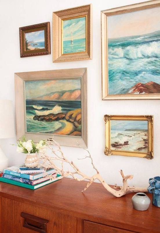 nice colors here: warm neutral mixed with blue