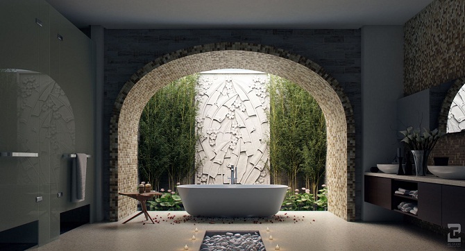 Cool bathroom design "width =" 670 "height =" 362 "srcset =" https://mileray.com/wp-content/uploads/2020/05/1588515047_790_Gorgeous-Bathrooms-That-Connect-To-Nature-In-Your-Bedroom.jpg 670w, https: // myfashionos .com / wp-content / uploads / 2016/02 / Cool-Dark-in-Indonesia-300x162.jpg 300w "sizes =" (maximum width: 670px) 100vw, 670px