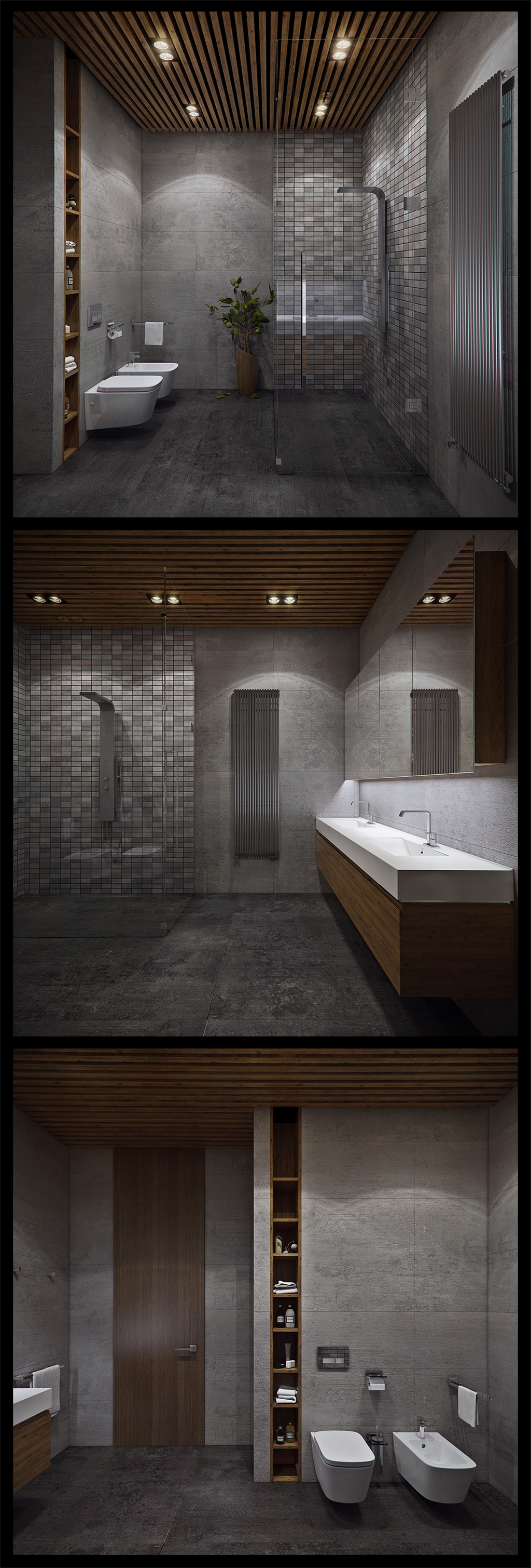 contemporary gray bathroom "width =" 1024 "height =" 3018 "srcset =" https://mileray.com/wp-content/uploads/2020/05/1588515552_517_Contemporary-Bathroom-Designs-Exposed-Gray-and-White-Color-Decor-Look.jpg 1024w, https: // myfashionos. com / wp-content / uploads / 2016/10 / Multiple-Owners-3-102x300.jpg 102w, https://mileray.com/wp-content/uploads/2016/10/Multiple-Owners-3-768x2264.jpg 768w, https://mileray.com/wp-content/uploads/2016/10/Multiple-Owners-3-347x1024.jpg 347w, https://mileray.com/wp-content/uploads/2016/10/Multiple -Owners-3-696x2051.jpg 696w, https://mileray.com/wp-content/uploads/2016/10/Multiple-Owners-3-143x420.jpg 143w "Sizes =" (maximum width: 1024px) 100vw 1024px