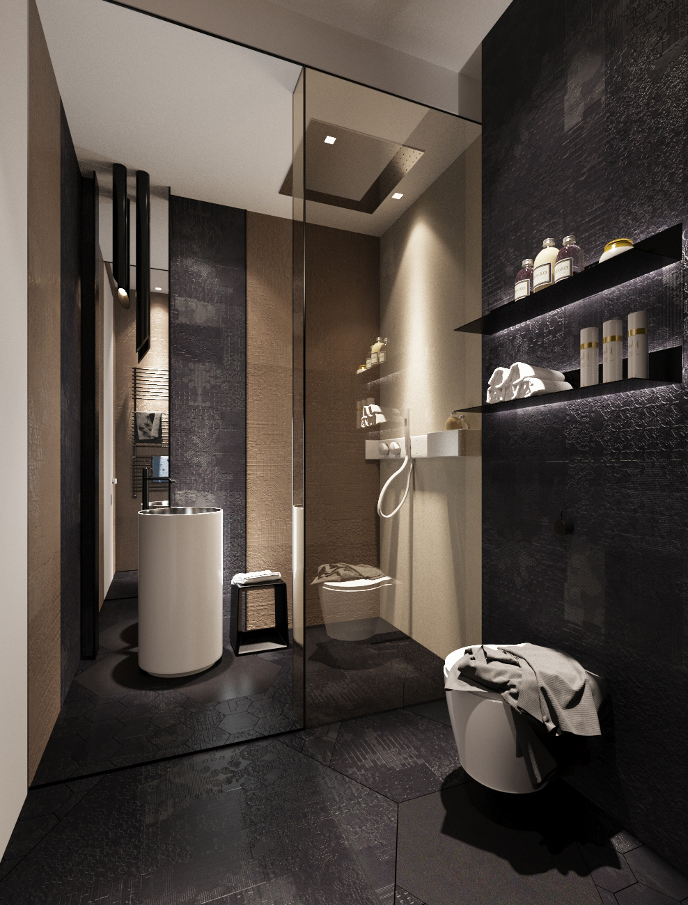 modern dark bathroom backsplash "width =" 988 "height =" 1300 "srcset =" https://mileray.com/wp-content/uploads/2020/05/1588515636_66_Small-Minimalist-Bathroom-Designs-Decorated-With-Variety-of-Modern-Pattern.jpg 988w, https://mileray.com /wp-content/uploads/2016/10/Artem-Trigubchak1-228x300.jpg 228w, https://mileray.com/wp-content/uploads/2016/10/Artem-Trigubchak1-768x1011.jpg 768w, https: / /mileray.com/wp-content/uploads/2016/10/Artem-Trigubchak1-778x1024.jpg 778w, https://mileray.com/wp-content/uploads/2016/10/Artem-Trigubchak1-696x916.jpg 696w , https://mileray.com/wp-content/uploads/2016/10/Artem-Trigubchak1-319x420.jpg 319w "Sizes =" (maximum width: 988px) 100vw, 988px