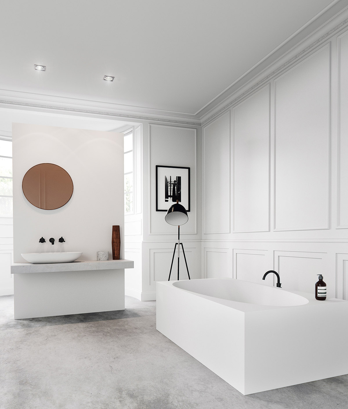 white modern small bathroom design "width =" 1200 "height =" 1410 "srcset =" https://mileray.com/wp-content/uploads/2020/05/1588515783_737_Modern-Bathroom-Design-Ideas-Completed-With-Perfect-Bathtubs-and-Awesome.jpg 1200w, https: / /mileray.com/wp-content/uploads/2016/10/Image-Box-Studios-2-255x300.jpg 255w, https://mileray.com/wp-content/uploads/2016/10/Image-Box - Studios-2-768x902.jpg 768w, https://mileray.com/wp-content/uploads/2016/10/Image-Box-Studios-2-871x1024.jpg 871w, https://mileray.com/wp - content / uploads / 2016/10 / Image-Box-Studios-2-696x818.jpg 696w, https://mileray.com/wp-content/uploads/2016/10/Image-Box-Studios-2-1068x1255. jpg 1068w, https://mileray.com/wp-content/uploads/2016/10/Image-Box-Studios-2-357x420.jpg 357w "sizes =" (maximum width: 1200px) 100vw, 1200px