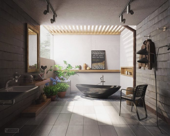 modern small bathroom design