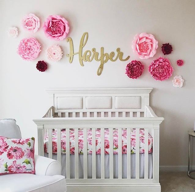 Large baby name sign, wood wall name sign, different font .