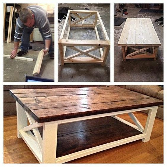 Ideas How To Make A Coffee Table Using DIY Coffee Table Plans .