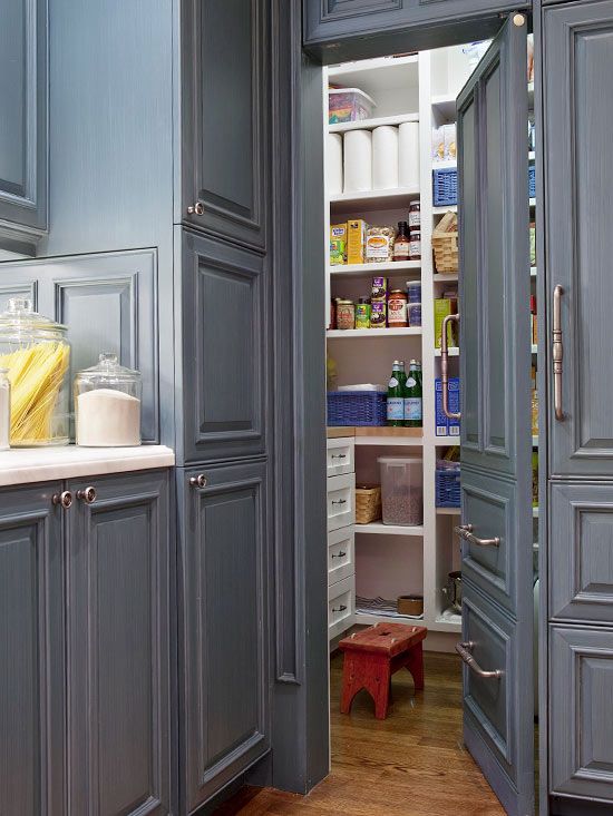 Kitchen Pantry Design Ideas | Pantry design, Kitchen pantry design .