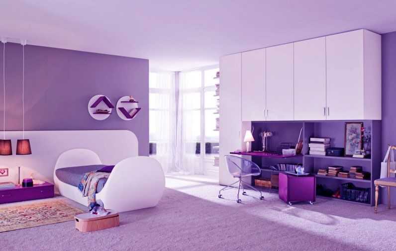 25 Attractive Purple Bedroom Design Ideas to Copy | Purple bedroom .