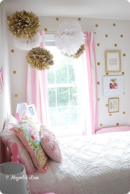 October before and after! | Pink girl room, Girly room, Girl ro