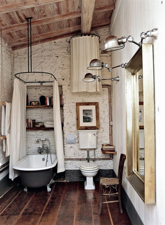27 Clever And Unconventional Bathroom Decorating Ideas | Rustic .