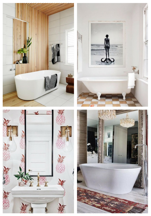 25 Edgy Bathroom Wall Decor Ideas | ComfyDwelling.c