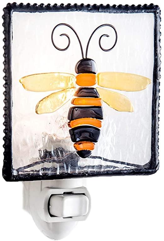 Amazon.com: Bee Night Light Decorative Accent Lite Wall Plug in .