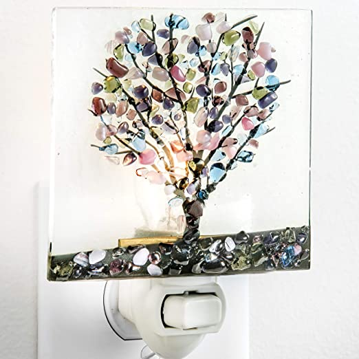 Amazon.com: Tree Night Light Decorative Accent Lite Wall Plug in .