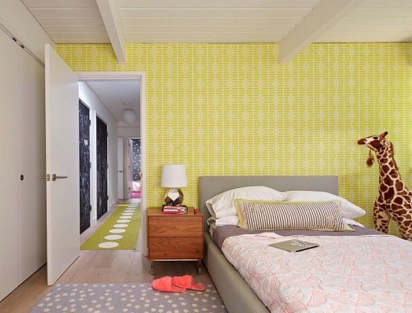 21 Creative Accent Wall Ideas for Trendy Kids' Bedrooms | Yellow .
