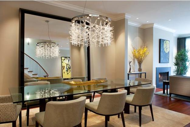 Glass Top Tables Magnifying Beautiful Dining Room Desi