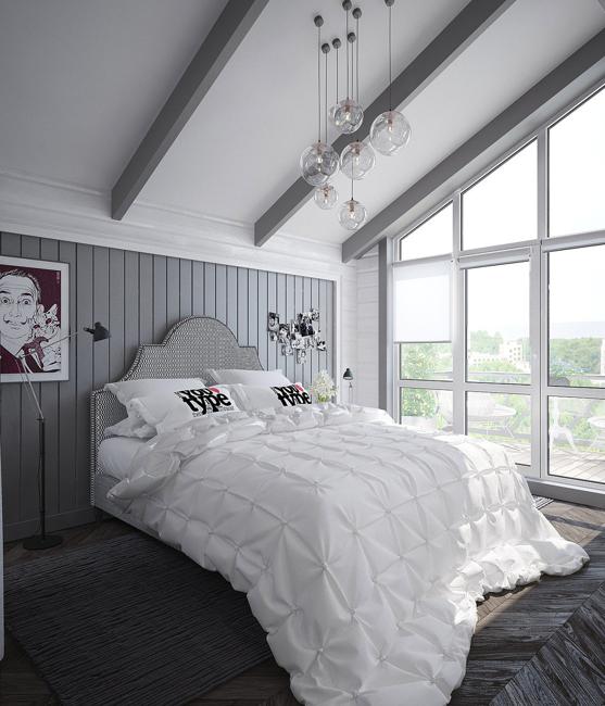 Girls Bedroom Design and Decorating Turning Attic into Bright and .