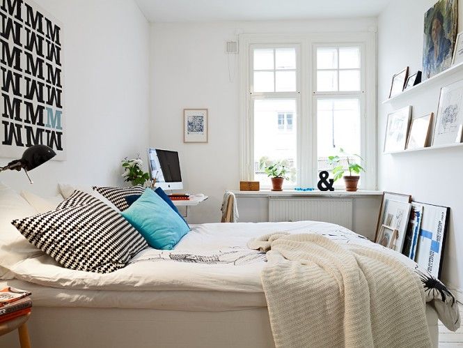 A Scandinavian Beauty | Bedroom workspace, Bedroom styles .