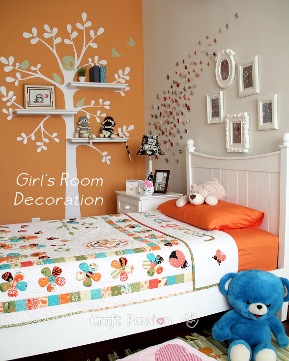 Girl's Bedroom Decoration Ideas - Home Decor | Craft Passi