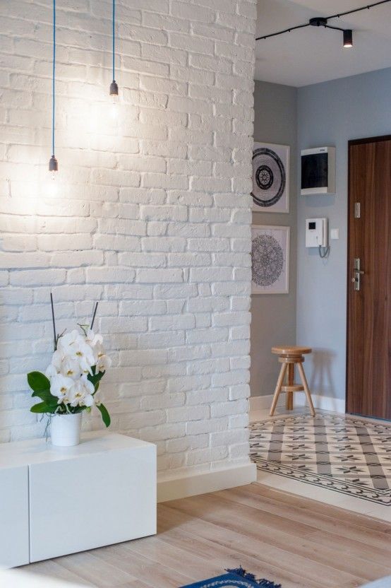 10 Strategies to Apply White Brick Wall in Various Rooms | Brick .