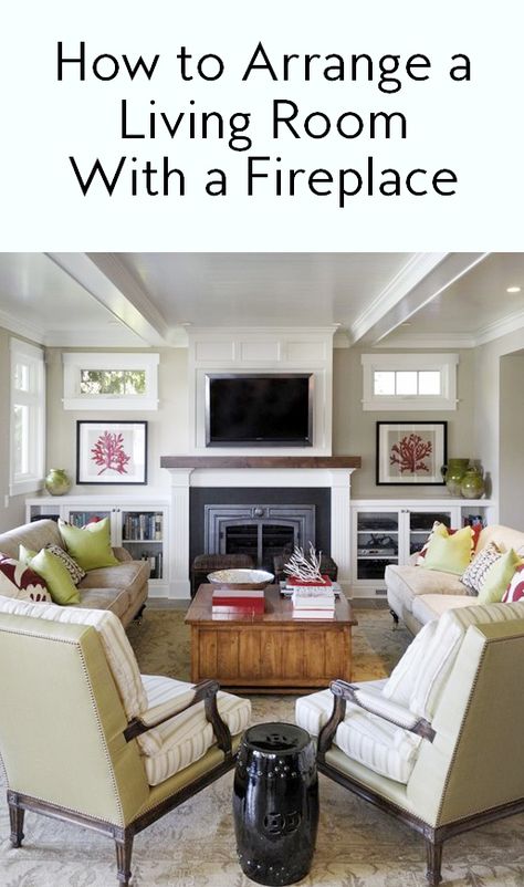 7 Ways to Arrange a Living Room with a Fireplace | Fireplace .