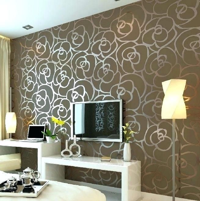 wall texture designs bedroom wall texture luxury flocking textured .