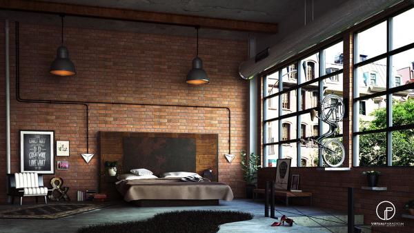 Beautiful Bedrooms for Dreamy Design Inspiration | Exposed brick .