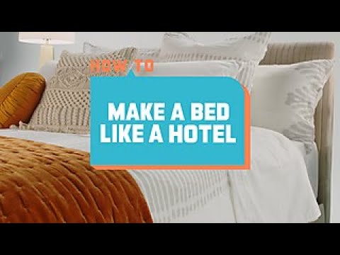 How to Make a Bed Like a Hotel - How to House - HGTV - YouTu