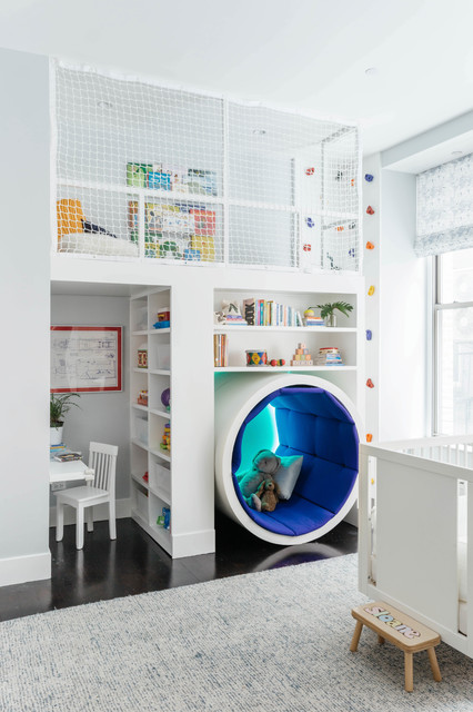 Room of the Day: A Reading Tunnel and Play Loft for Ki