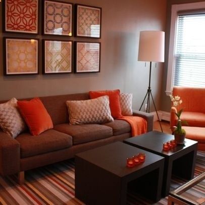 Living Room Decorating Ideas on a Budget - Living Room Brown And .
