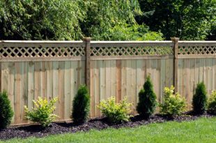 33 Privacy Fence Ideas (Design & Buying Guide) | Lattice fence .