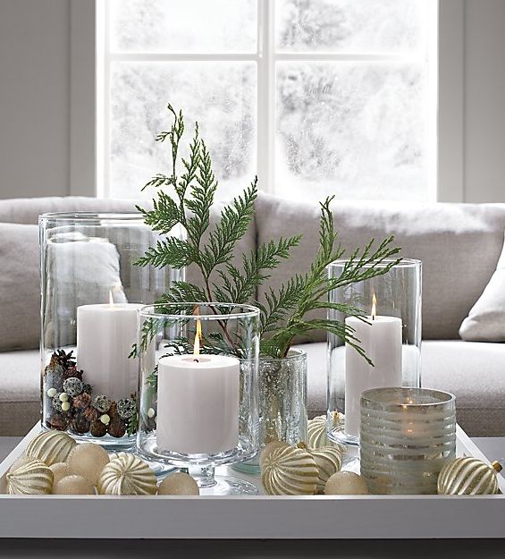 Candle Centerpiece Ideas | Christmas candle, Decorating coffee .
