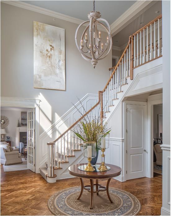 Foyer Chandeliers for Two Story Homes | Foyer decorating, Foyer .