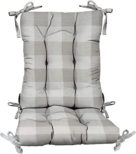 Amazon.com : RSH Décor Indoor Outdoor Tufted Rocker Chair Cushion .