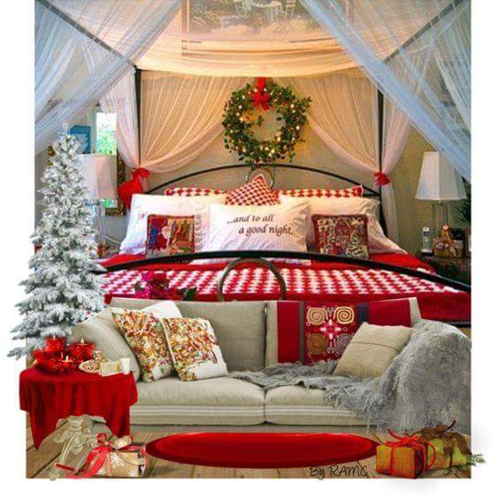 45+ Peppy Christmas Bedroom Decoration Ideas That Echo the Festive .