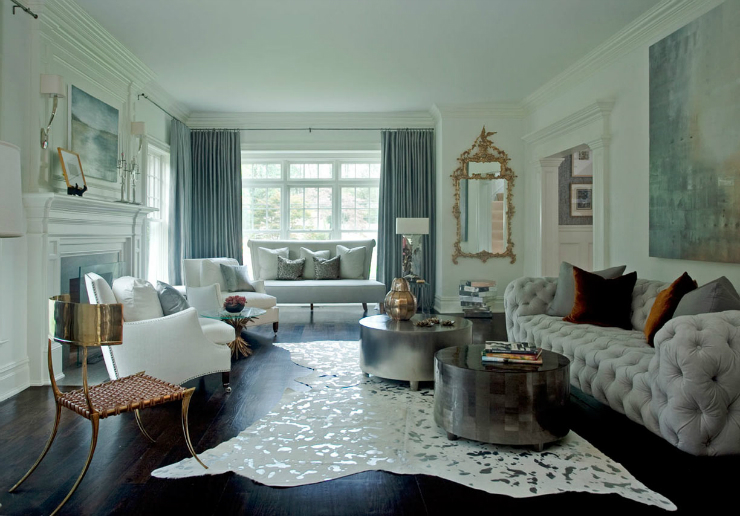Living Room Ideas: Blend Modern Glamour With Classic Elegance .