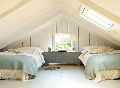 low ceiling attic bedroom ideas - Our space would be just that .