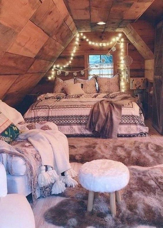 50 Comfy Boho Rustic Bedroom Design Ideas | Rustic bedroom design .