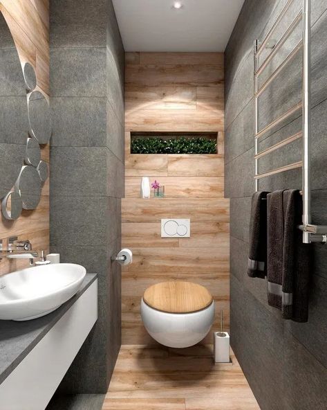 30+ Awesome Modern Rustic Bathroom Decor Ideas | Minimalist .